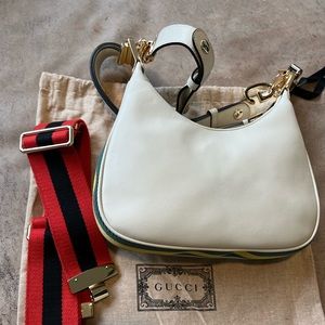 Authentic Gucci Small White Attache bag